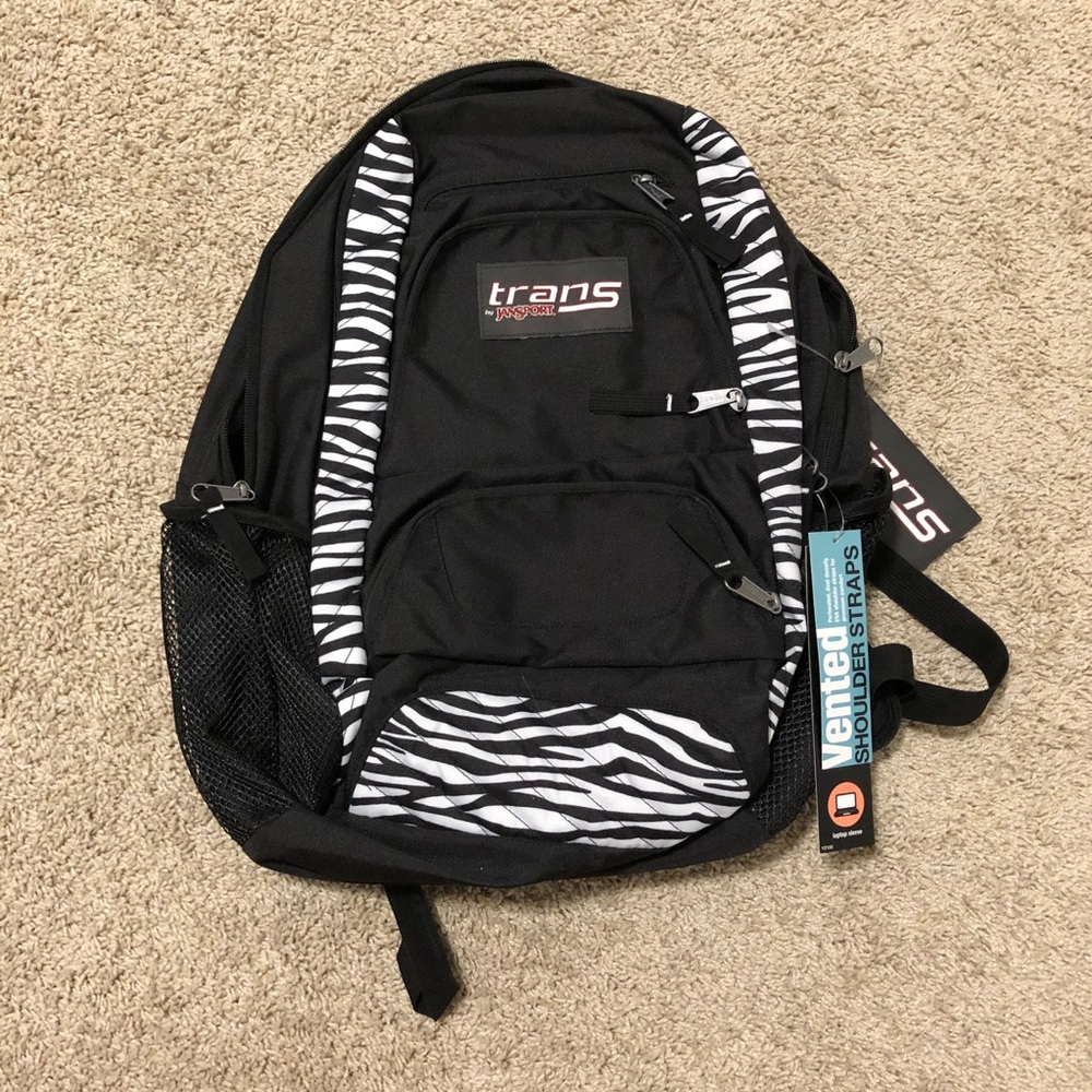 Jansport Trans Zebra Backpack NWT